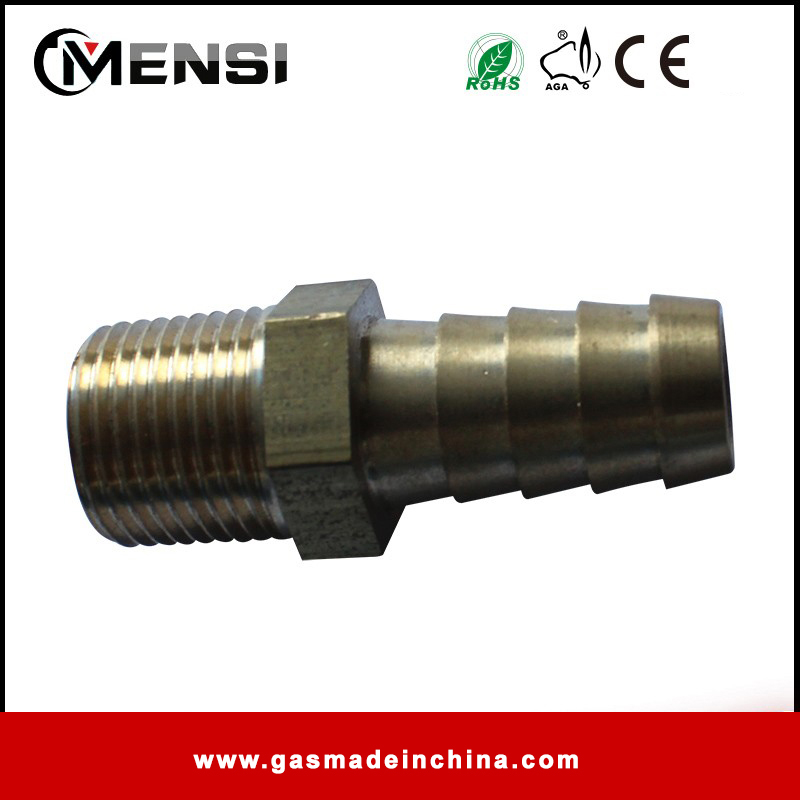 Gas inlet brass connector